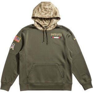 Mens hoodie Nike NFL Salute To Service England Patriots Hoodie Camo On Field МED